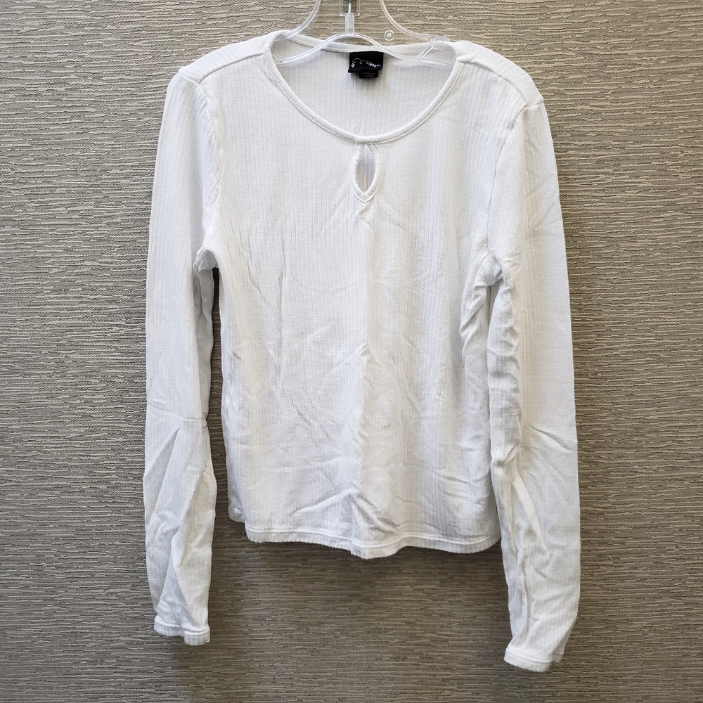 White Art Class Long Sleeve Tee